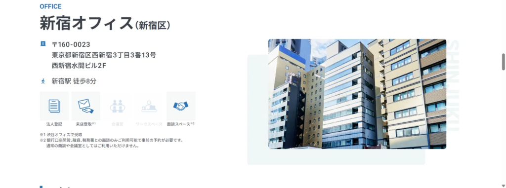 株式会社アイテックの住所はバーチャルオフィス